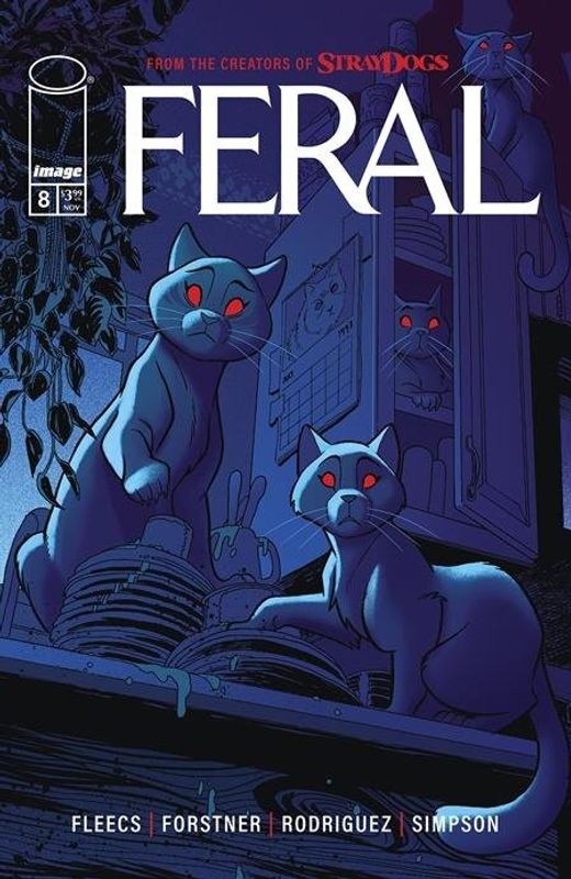 FERAL #8 CVR A TONY FLEECS & TRISH FORSTNER