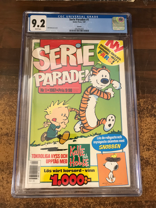 CGC 9,2 SERIE PARADEN 1987 NR 1