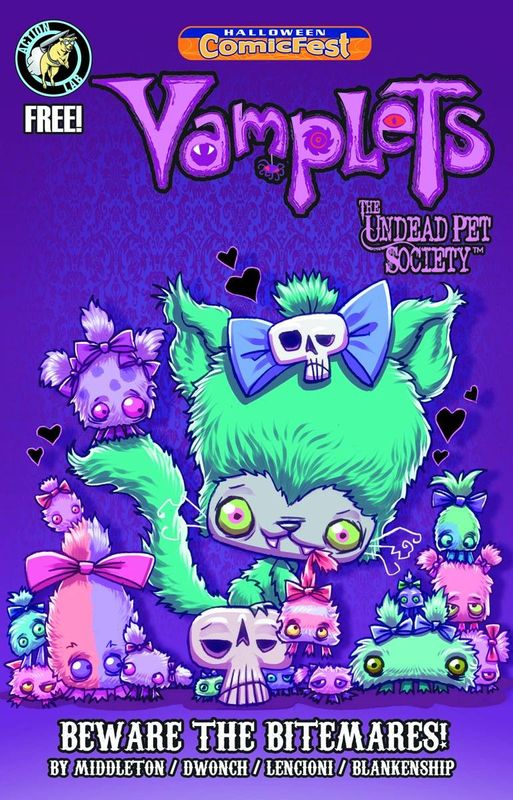 HCF 2014 VAMPLETS UNDEAD PET SOCIETY MINI COMIC