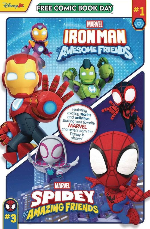 FCBD 2025 IRON MAN & FRIENDS SPIDEY & FRIENDS(BUNDLES OF 20