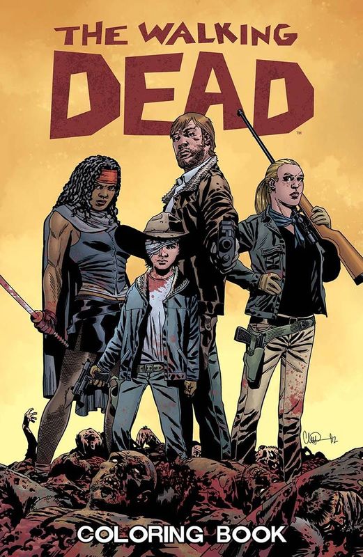 WALKING DEAD ADULT COLORING BOOK (MR)