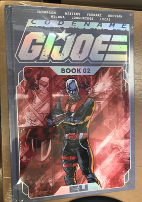 CODENAME GI JOE DLX EDITION HC BOOK 02 DIRECT MARKET EXCLUSIVE ANDREI BRESSAN & ADRIANO LUCAS SPOT FOIL CVR