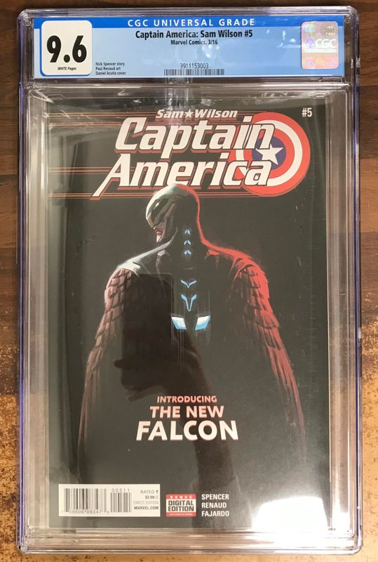 CGC 9,6 CAPTAIN AMERICA: SAM WILSON #5