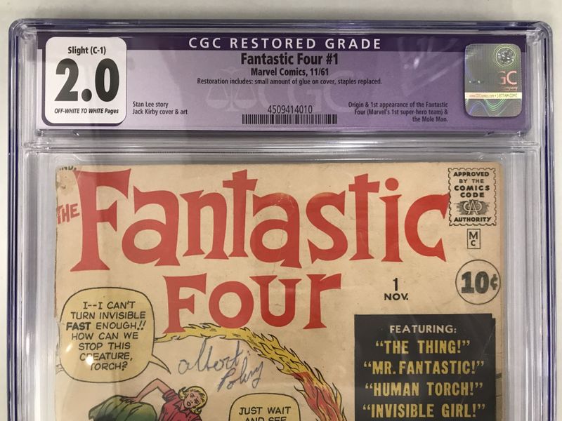 CGC 2,0 FANTASTIC FOUR #1