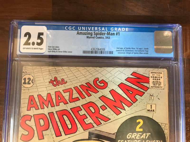 CGC 2,5 AMAZING SPIDER-MAN #1