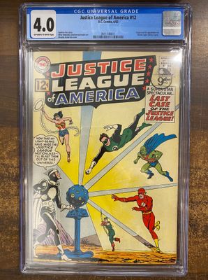 CGC 4,0 JUSTICE LEAGUE OF AMERICA #12