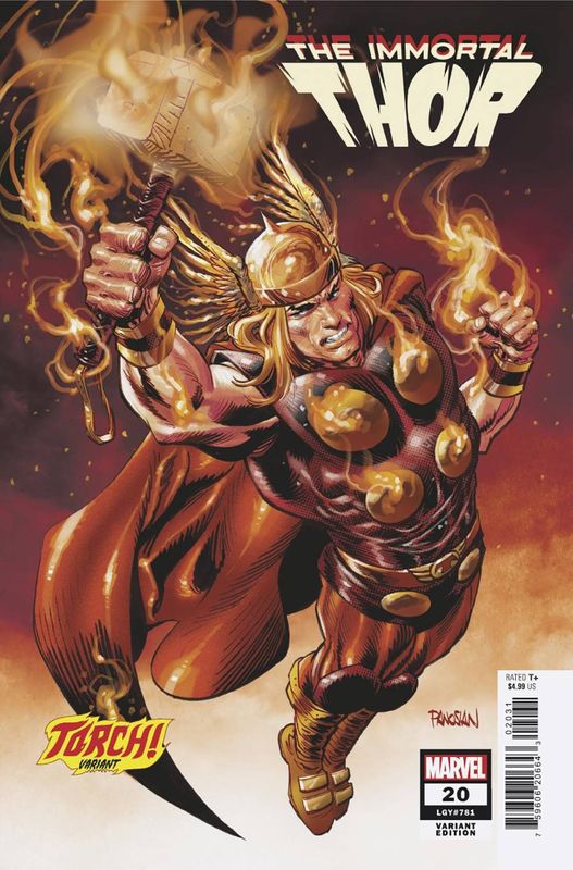 IMMORTAL THOR #20 DAN PANOSIAN TORCH VAR