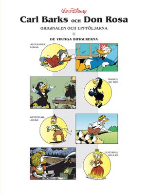 Carl Barks och Don Rosa 12 - De viktiga bifigurerna HC