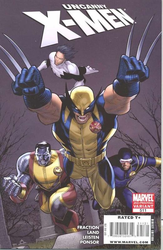 UNCANNY X-MEN #511 2ND PTG LAND VAR