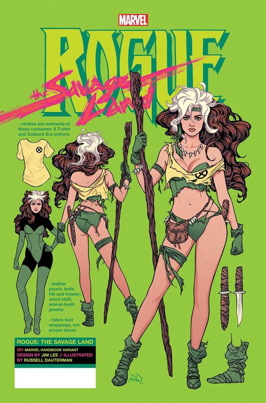 ROGUE THE SAVAGE LAND #1 (OF 5) RUSSELL DAUTERMAN VAR