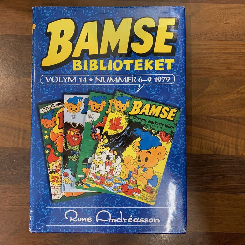 Bamse Biblioteket HC VOL 14 Nummer 6-9 1979
