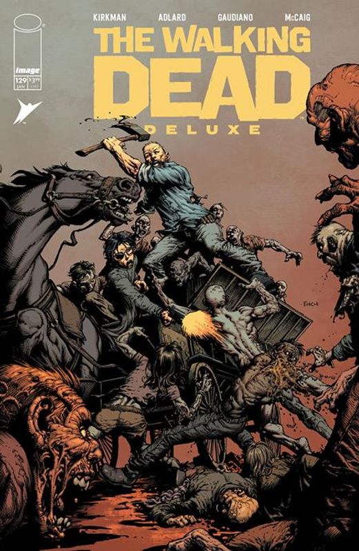 WALKING DEAD DELUXE #129 CVR A DAVID FINCH & DAVE MCCAIG 