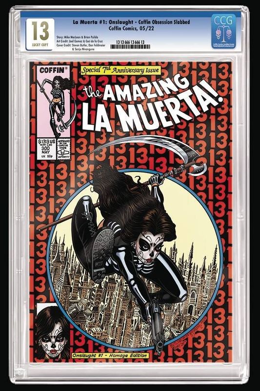 LA MUERTA ONSLAUGHT ONESHOT COFFIN OBSESSION SLABBED ED
