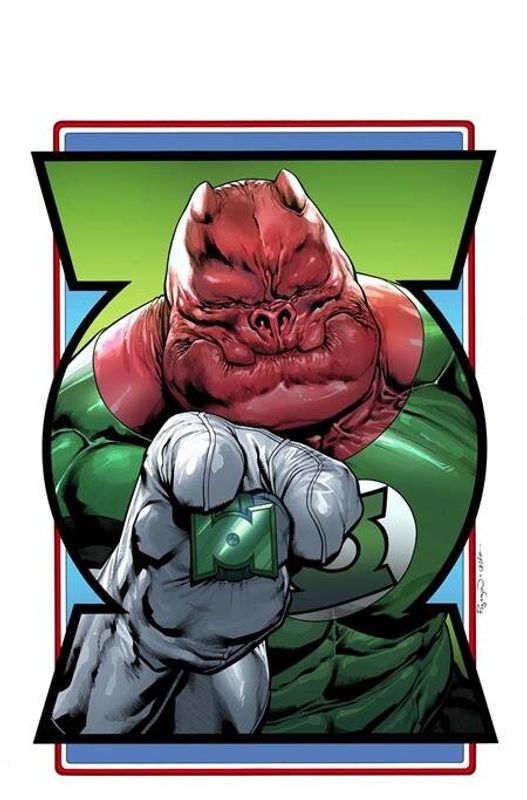 GREEN LANTERN CORPS #2 CVR E FERNANDO PASARIN & OCLAIR ALBERT RECRUITMENT POSTER ACETATE VAR