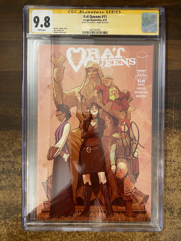 CGC 9,8 RAT QUEENS #11 *SIGNATURE SERIES*