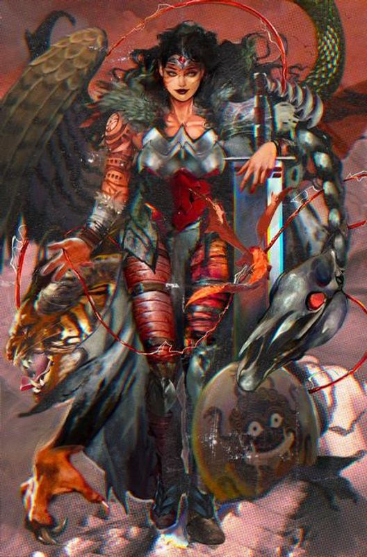 ABSOLUTE WONDER WOMAN #16 CVR E ANGELA WU CARD STOCK VAR