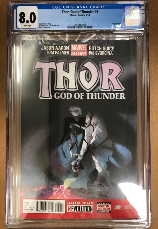 CGC 8,0 THOR: GOD OF THUNDER #6