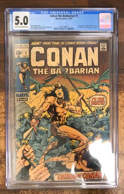 CGC 5,0 CONAN THE BARBARIAN #1