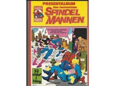 Presentalbum Den fantastiske Spindelmannen Action, raffel.....