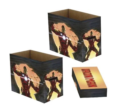 MARVEL INVINCIBLE IRON MAN 5PK SHORT COMIC STORAGE BOX