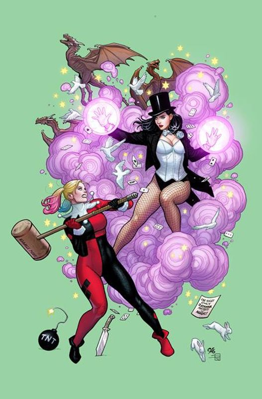 DC K.O. HARLEY QUINN VS [REDACTED] #1 (ONE SHOT) CVR B FRANK CHO CARD STOCK VAR