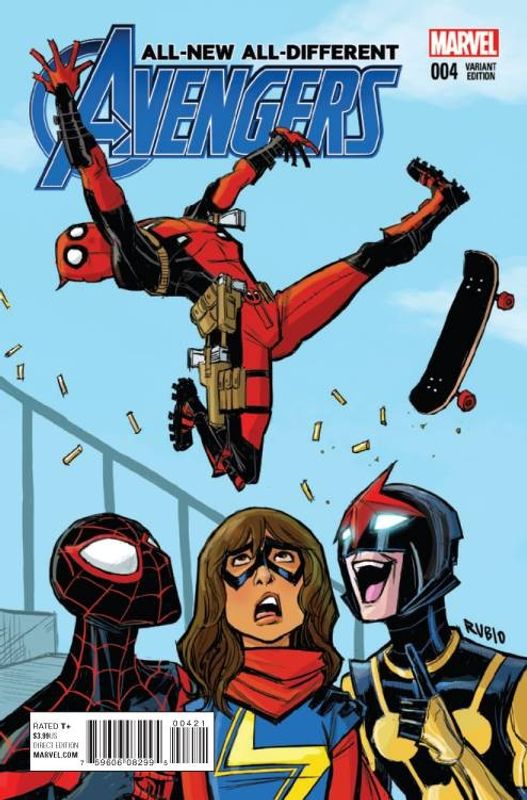 ALL NEW ALL DIFFERENT AVENGERS #4 DEADPOOL VAR