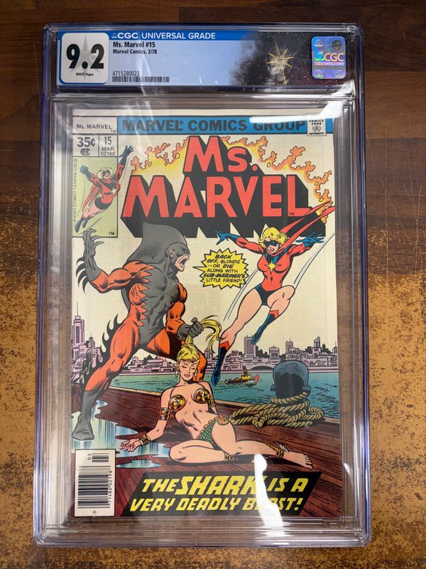 CGC 9,2 MS. MARVEL #15 (NORTHERN COLLECTION)