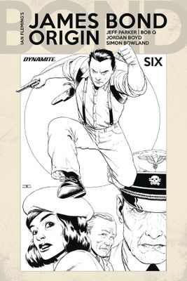 JAMES BOND ORIGIN #6 10 COPY CASSADAY B&W INCV