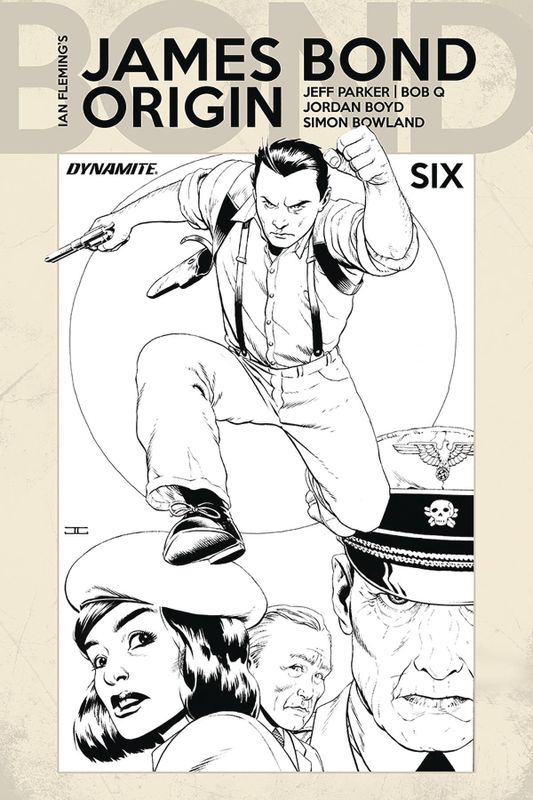 JAMES BOND ORIGIN #6 10 COPY CASSADAY B&W INCV