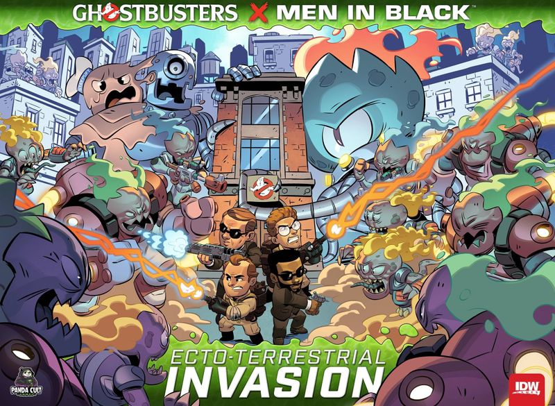 GHOSTBUSTER MEN IN BLACK ECTO-TERRESTRIAL INVASION