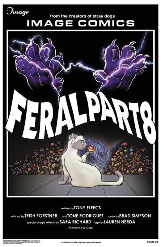FERAL #8 CVR B TONY FLEECS & TRISH FORSTNER HOMAGE VAR