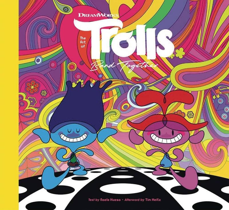 ART OF DREAMWORKS TROLLS BAND TOGETHER HC