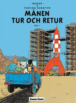TINTIN 16 : MÅNEN TUR OCH RETUR DEL 1 NY UPPLAGA 2004