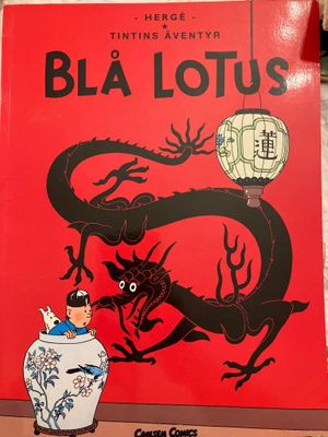TINTIN 05: BLÅ LOTUS NY UPPLAGA 2004