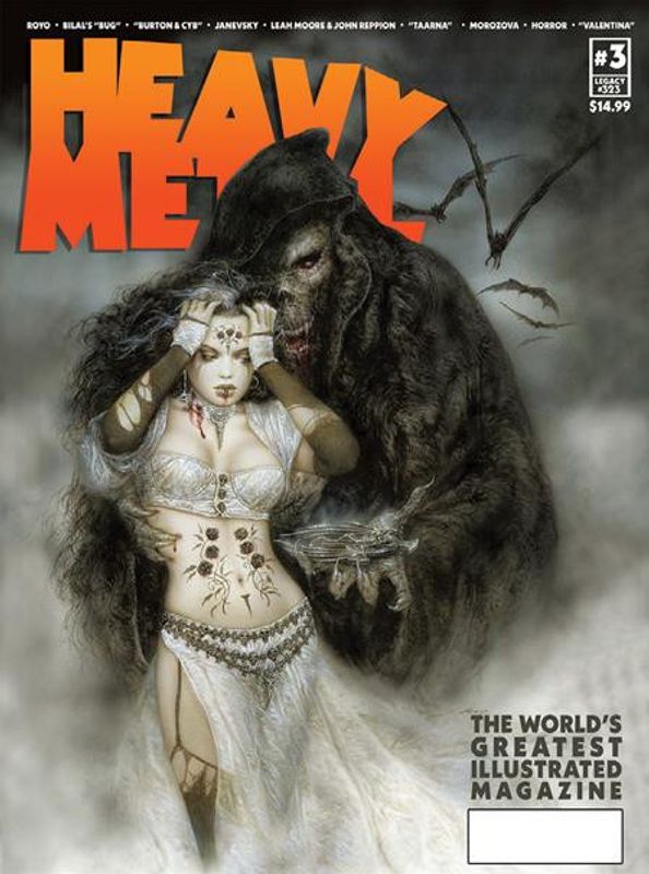 HEAVY METAL MAGAZINE #3 CVR A LUIS ROYO 
