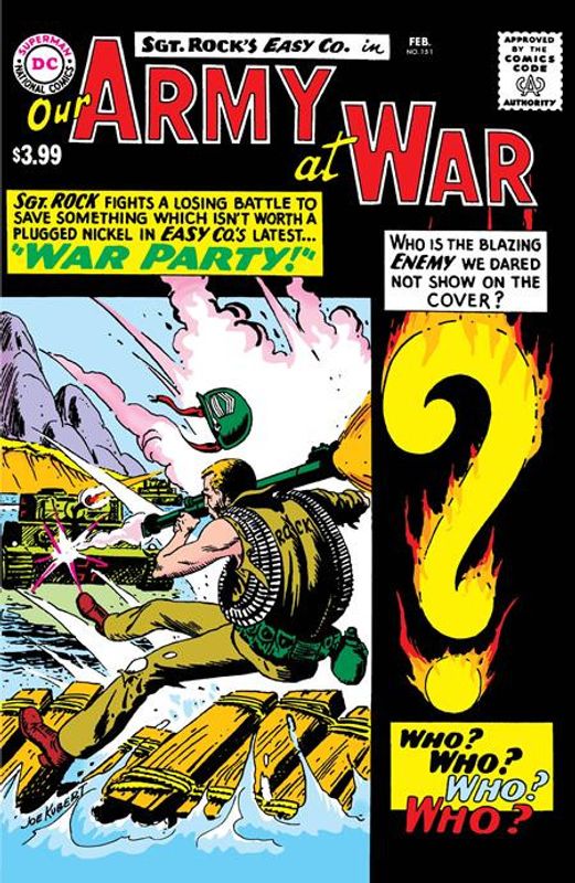 OUR ARMY AT WAR #151 FACSIMILE EDITION CVR A JOE KUBERT