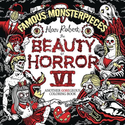 BEAUTY OF HORROR COLORING BOOK VOL 06 FAMOUS MONSTERPIECES