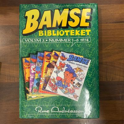 Bamse Biblioteket HC VOL 03 Nummer 1-6 1974