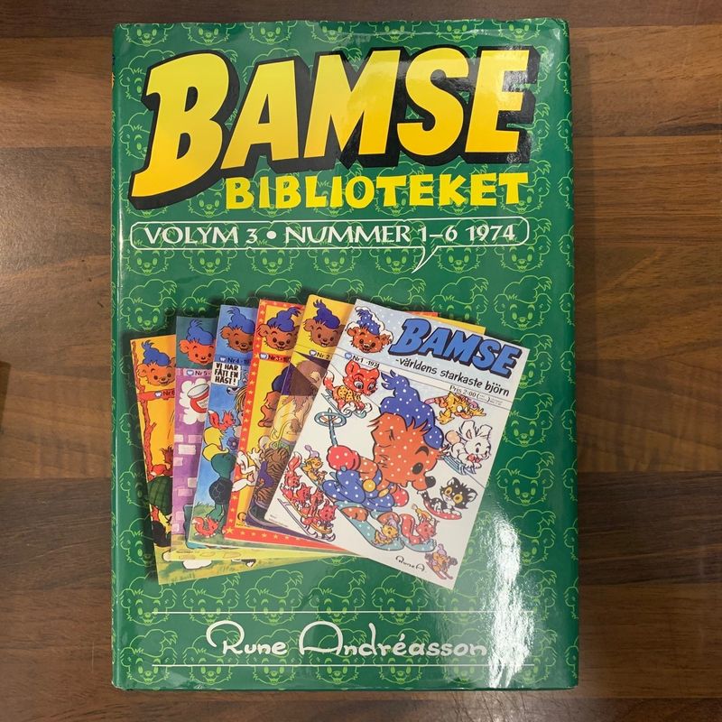 Bamse Biblioteket HC VOL 03 Nummer 1-6 1974