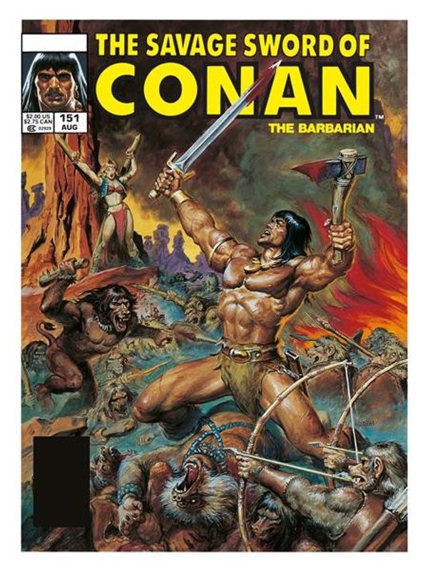 SAVAGE SWORD OF CONAN THE ORIGINAL COMICS OMNIBUS HC VOL 11 DIRECT MARKET EDITION DOUG BEEKMAN CVR 