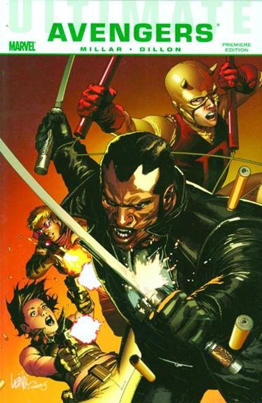 ULTIMATE COMICS AVENGERS PREM HC BLADE VS AVENGERS