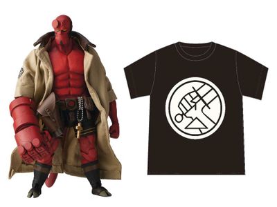 HELLBOY BPRD SHIRT VERSION 1/12 SCALE PREVIEWS EXCLUSIVE ACTION FIGURE