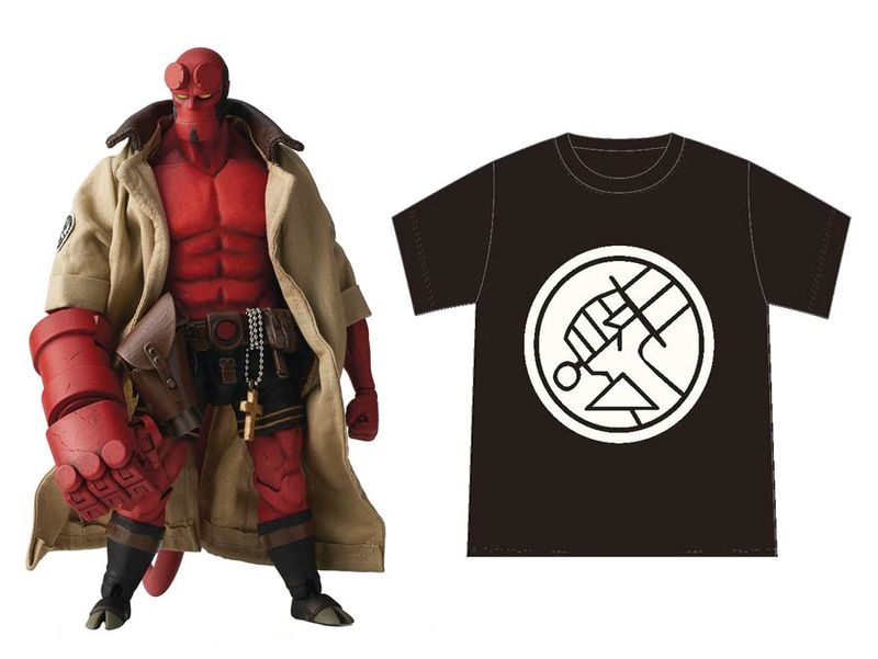 HELLBOY BPRD SHIRT VERSION 1/12 SCALE PREVIEWS EXCLUSIVE ACTION FIGURE