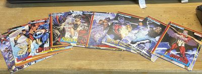 HEROES REBORN SET MED 10 ST PROMO TRADINGCARDS