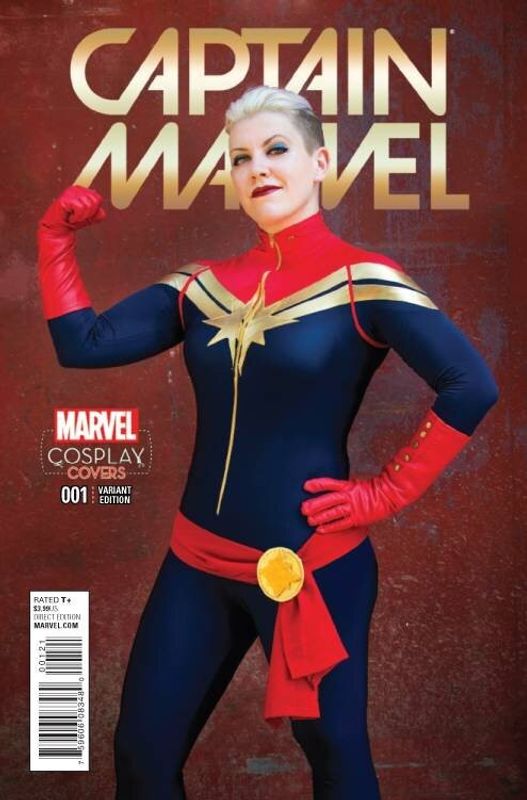 CAPTAIN MARVEL #1 COSPLAY VAR