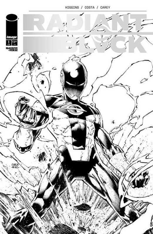 RADIANT BLACK AND WHITE (ONE SHOT) CVR A DAVID FINCH