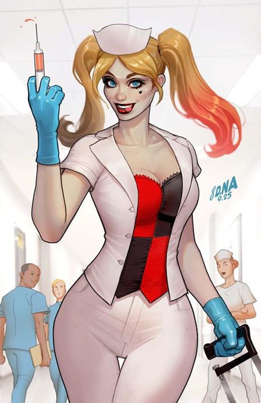 HARLEY QUINN #59 CVR B DAVID NAKAYAMA CARD STOCK VAR