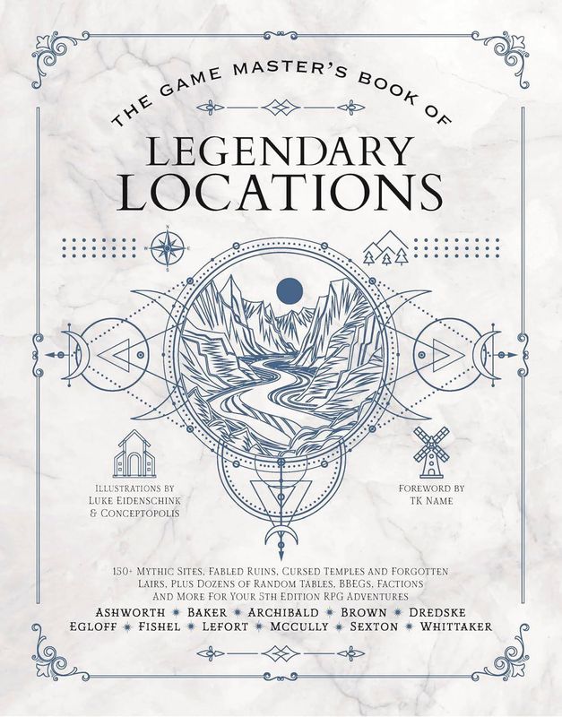 GAME MASTERS BOOK OF LEGENDARY LOCATIONS HC 