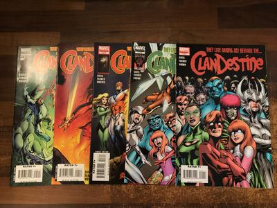 Clandestine (2008 2nd Series) #1-5 (complete)