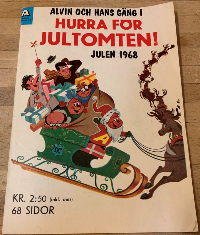 ALVIN OCH HANS GÄNG I HURRA FÖR JULTOMTEN JULEN 1968